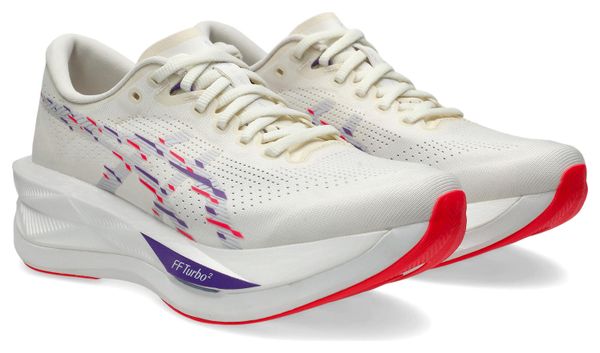 Asics Sonicblast Women's Running Shoes in White/Purple