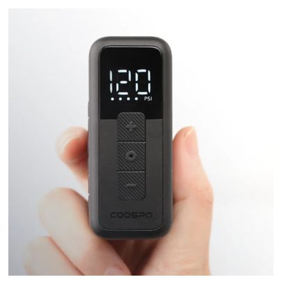 Pumpe/Mini Elektrokompressor Coospo X1 – Ultra Kompakt, 120 PSI, Schnellladung - 120 g