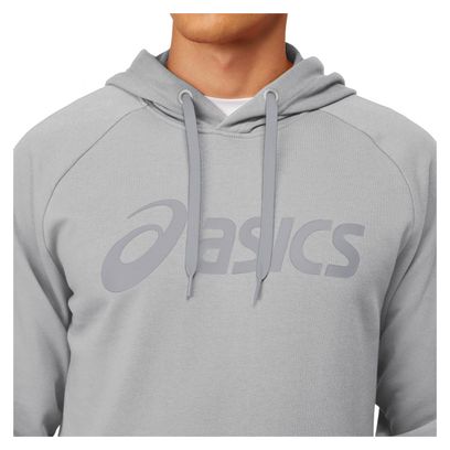 Asics Big Logo sudadera con capucha gris