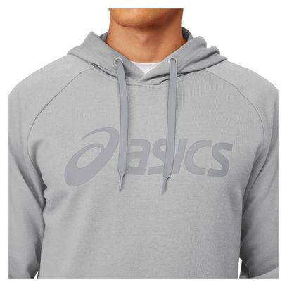 Sweat à capuche Asics Big Logo Gris