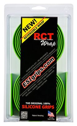 ESI RCT Wrap Road Silicone Bar Tape Green