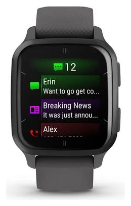 Montre de Sport Garmin Venu Sq 2 Gris / Noir