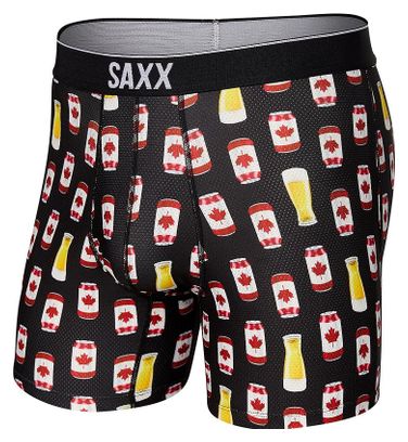 Boxer Saxx Volt Breath Mesh Brief Canadian Lager Nero Rosso