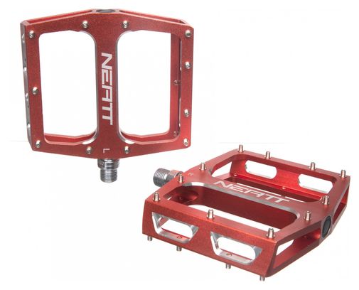 Paire de Pédales Plates Neatt Attack V2 XL 11 Picots Orange