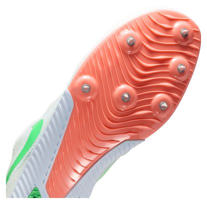 Zapatillas de atletismo Nike Zoom Rival Multi Blanco/Verde/Naranja Unisex