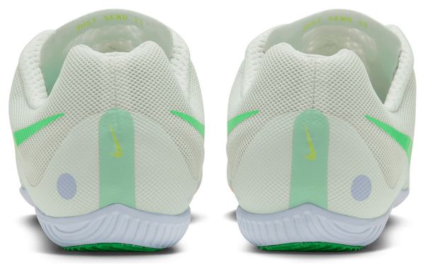Zapatillas de atletismo Nike Zoom Rival Multi Blanco/Verde/Naranja Unisex