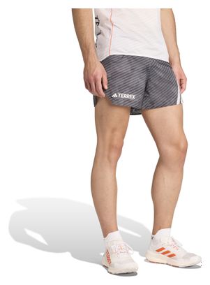 Pantalón Corto adidas Terrex Techrock Allover Print Gris Hombre