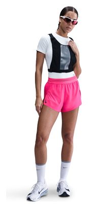 Pantaloncini spezzati Nike AeroSwift 3in rosa da donna