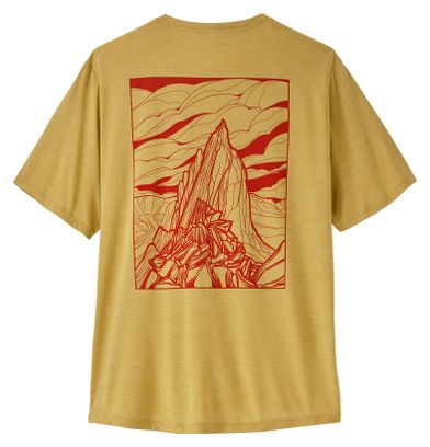 Maglietta Patagonia Cap Cool Daily Cloud Crag Gialla Uomo