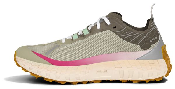 Zapatillas Trail Norda 001A Sky Beige/Rose Mujer
