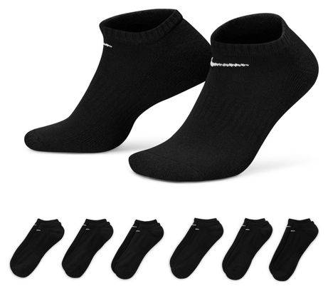 Socks (x6) Unisex Nike Everyday Cushioned Black