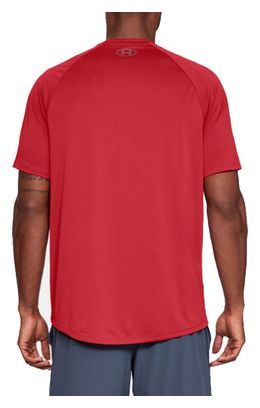 Maillot Rouge homme Under Armour Tech 2.0 SS Tee