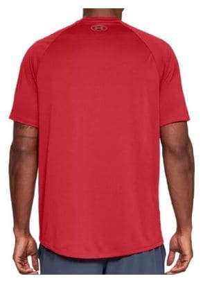 Maillot Rouge homme Under Armour Tech 2.0 SS Tee