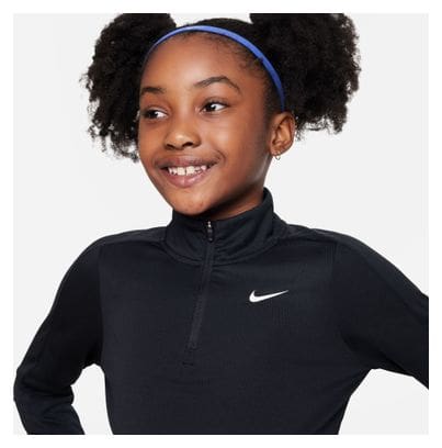 Haut 1/2 zip Nike Dri-Fit Noir Fille