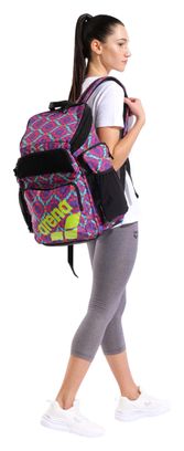 Mochila Arena One Go 45 L rosa/multicolor