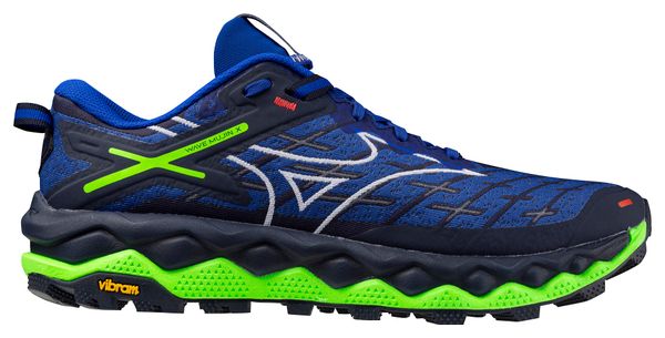 Chaussures Trail Mizuno Wave Mujin 10 Bleu/Vert Homme