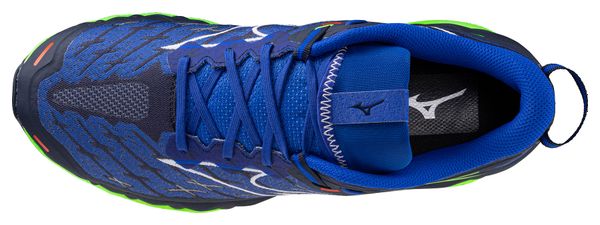 Chaussures Trail Mizuno Wave Mujin 10 Bleu/Vert Homme