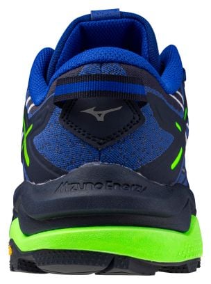 Chaussures Trail Mizuno Wave Mujin 10 Bleu/Vert Homme