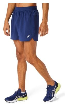 Pantaloncini Asics Road 5in Blu Uomo