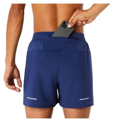 Pantalón Corto Asics Road 5in Azul Hombre