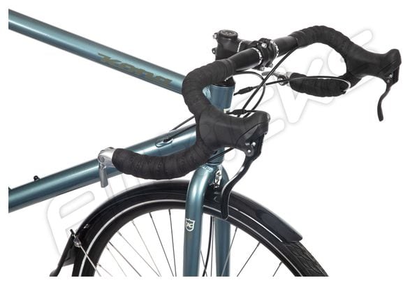 Bicileta de Viaje Kona Sutra AL SE Shimano Sora/Deore 9V 700 mm Azul (plateado9 Dragonfly 2021