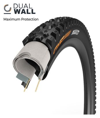 Guscio x Pirelli Protagonist Gravity 29'' Tubeless Ready DualWALL per mountain bike