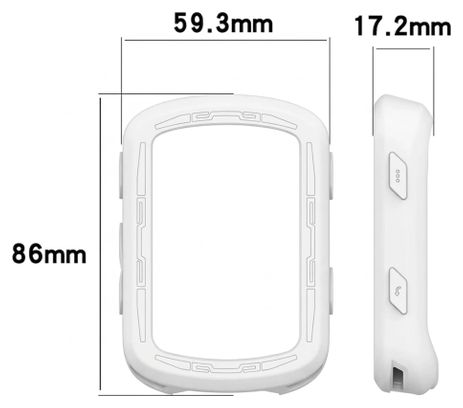 Pack protection Garmin Edge 540 / 840 – Housse silicone + écran de protection