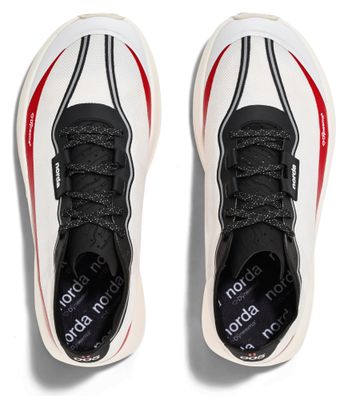 Scarpe Trail Norda 005 Laser Bianco/Rosso Uomo
