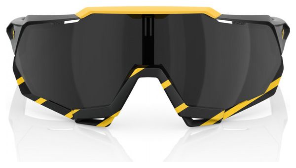Lunettes 100% Speedtrap Soft Tact Hazard - Verre Miroir Noir