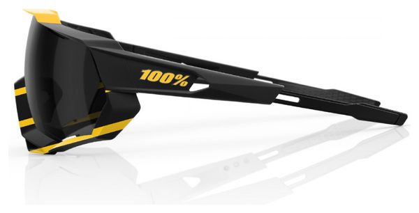 Lunettes 100% Speedtrap Soft Tact Hazard - Verre Miroir Noir