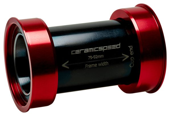 Caja de prensa de cerámica PF4630 (PF30 / Bbright / PF30A / EVO386) 79 / 92mm Rojo