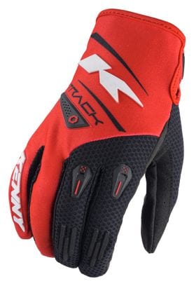 Kenny Track Long Gloves Black/Red