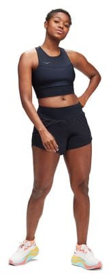 Hoka Glide Run 4inch Shorts Schwarz Damen