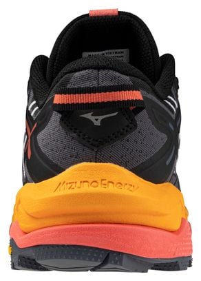 Mizuno Wave Mujin 10 Trail Shoes Black Orange Women's