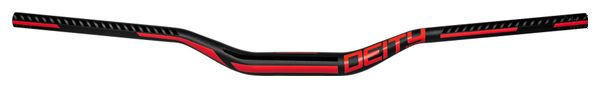 Manillar Deity Racepoint 35 Aluminio 810mm Negro Rojo