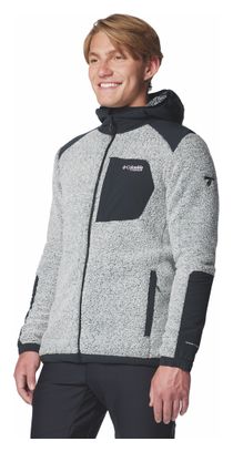 Forro polar Columbia Arctic Crest con cremallera completa Gris/Negro