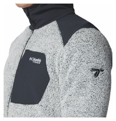 Forro polar Columbia Arctic Crest con cremallera completa Gris/Negro