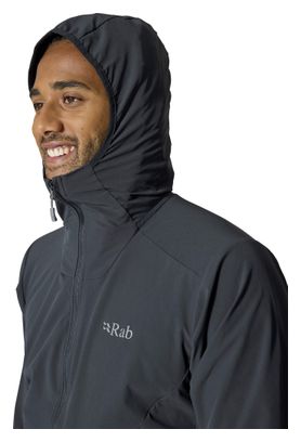 Giacca softshell Rab Borealis Hoody Grey per uomo