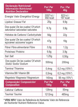 GoldNutrition Total Energy Salt Bar Chocolate Cashew 40g