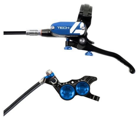 Hope Tech 4 V4 Disc Break - Back Black / Blue Standard Hose 