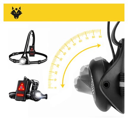 Eclairage torse et dos RUN-700 - Gilet de sécurité rechargeable