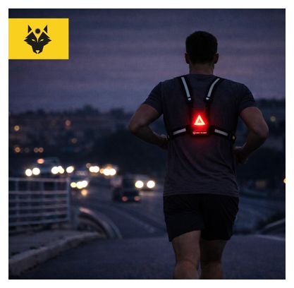 Eclairage torse et dos RUN-700 - Gilet de sécurité rechargeable