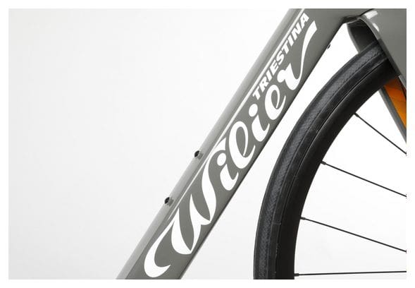 Bicicleta de Carretera Eléctrica Wilier Triestina Cento10 Hybrid Shimano Ultegra Di2 12S 250 Wh 700 mm Gris Brillante 2022