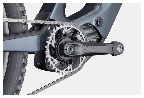 Bicicleta eléctrica de montaña con suspensión total Cannondale Moterra SL 1 12 V 600 Wh Shimano 85 Nm MX (29/27,5'') Azul/Amarillo