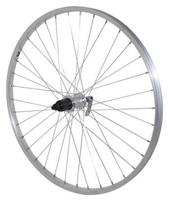 Roue vtt 26  arriere alu moy blocage cassette 9-8v.