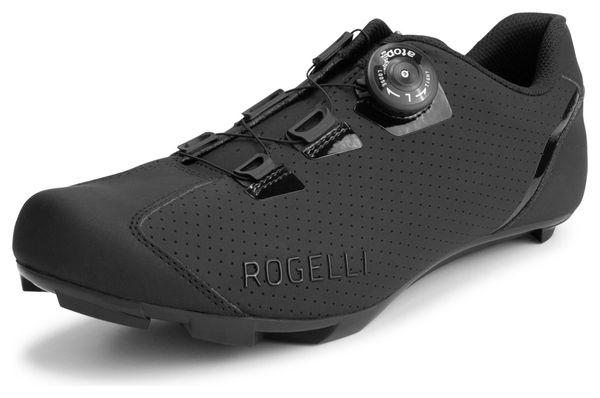 Chaussures De Velo Route Rogelli R-400 Race - Unisexe - Noir