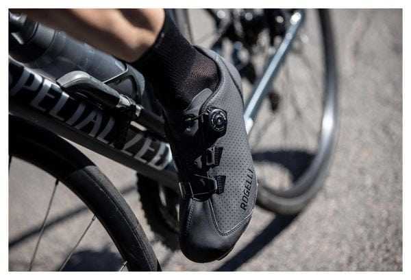 Chaussures De Velo Route Rogelli R-400 Race - Unisexe - Noir