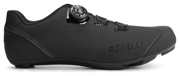 Chaussures De Velo Route Rogelli R-400 Race - Unisexe - Noir