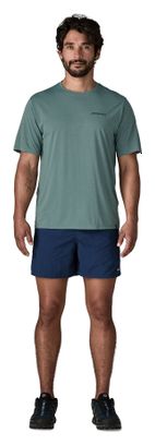 Camiseta Patagonia Capilene Cool Daily Boardshort con logotipo azul para hombre