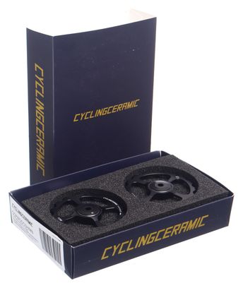 Galets Surdimensionnés CyclingCeramic 16 dents Dura-Ace/Ultegra 10/11v Noir